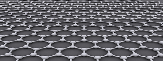 Industrial Monitor - What use of graphene is possible? a close-up of a graphene grid