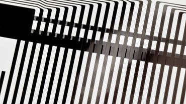 Tilpasset berøringsskjerm - Design et svart og hvitt stripete mønster