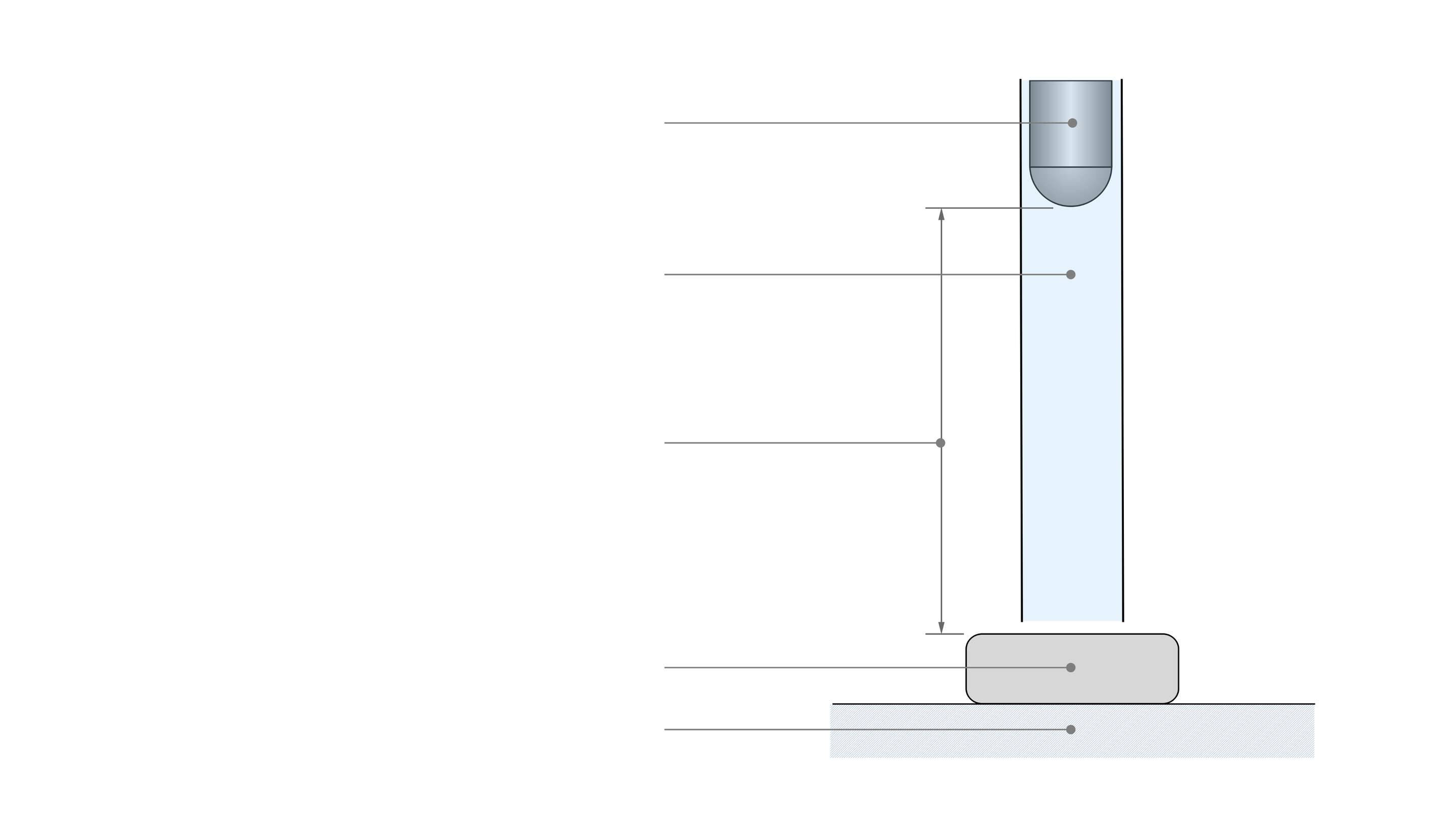 BS EN IEC 60068-2-75 - EN 60068-2-75 Testaufbau Freifallhammer: un desen al unei țevi
